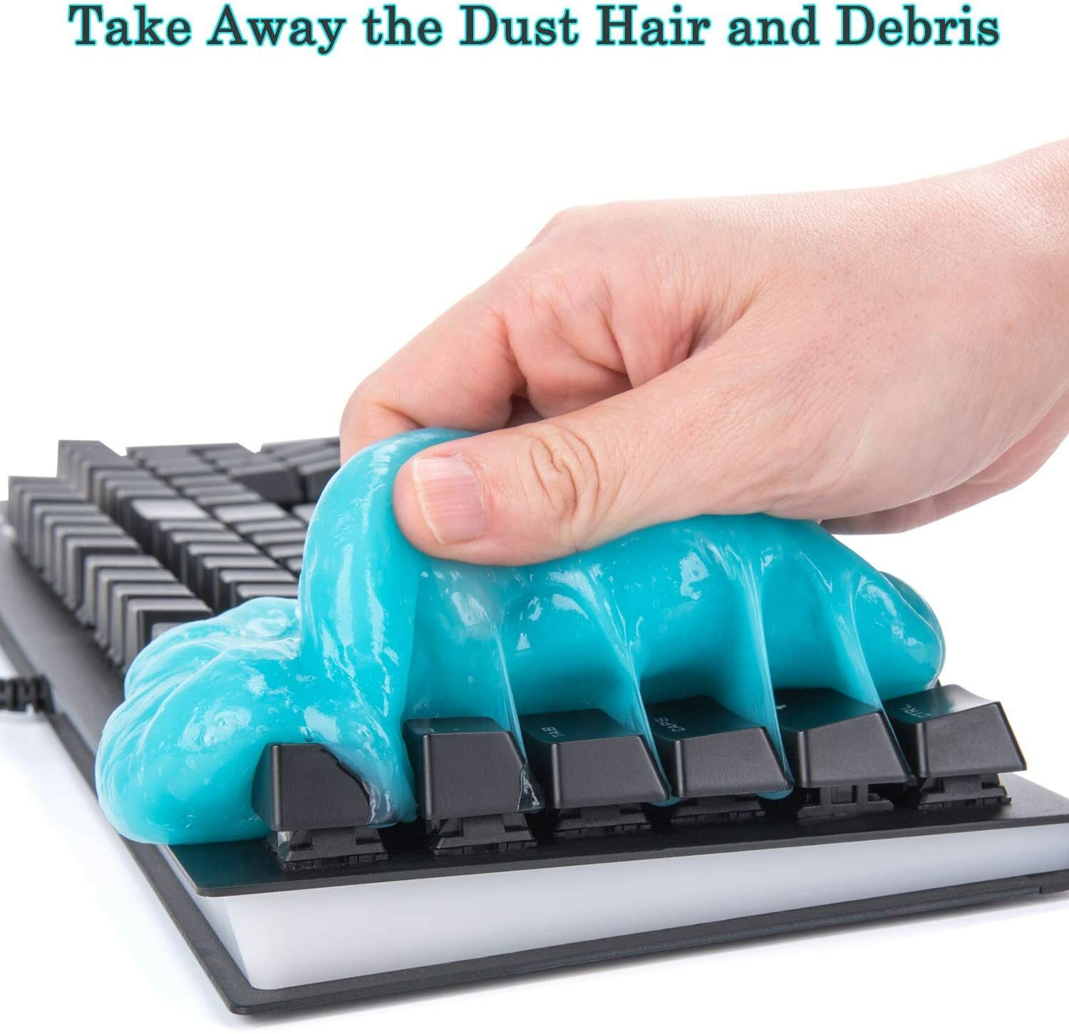 2PC PC Keyboard Car Dust Dirt Soft Sticky Cleaner Glue Gum Silica Gel Cleaner US