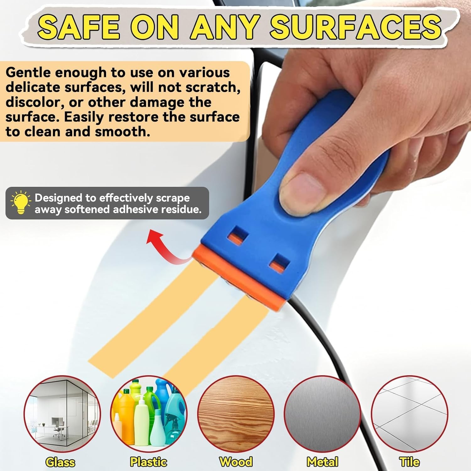 Adhesive Remover, Multipurpose Sticker and Label Cleaner, Surface-Safe Glue R…
