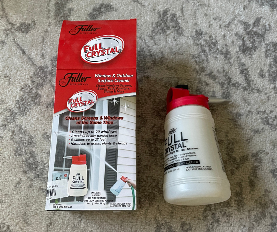 Fuller Brush FBFC-6 Full Crystal Window & Outdoor Surface Cleaner Bottle only