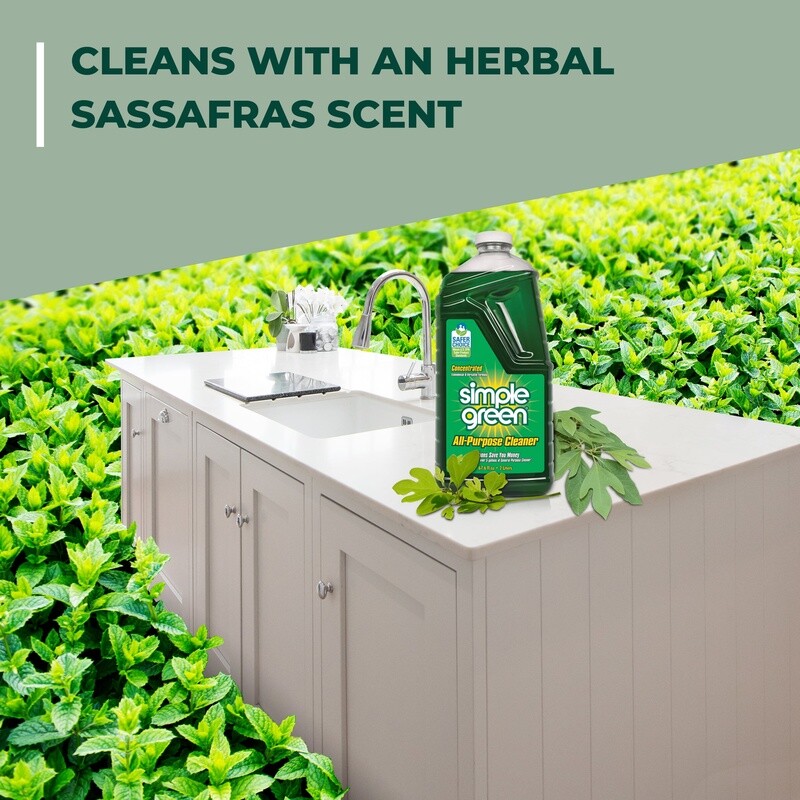 All-Purpose Cleaner 3 Pack Stain Remover Safer Choice Sassafras Scent Non-Toxic