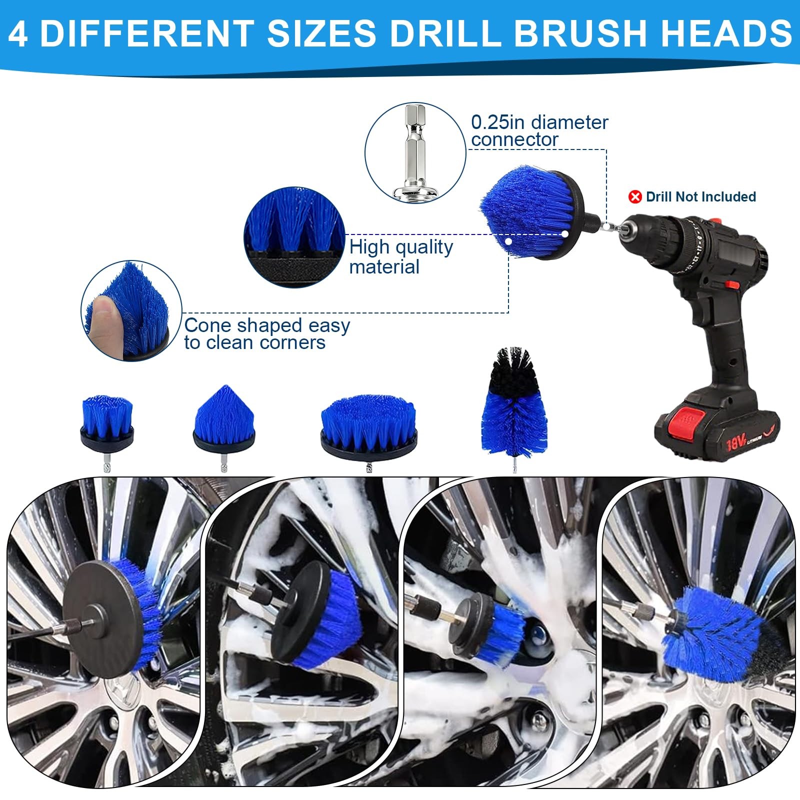 26PCS Car Detailing Kit, Car Detailing Brush Set, Car Cleaning Kit, Auto Deta…