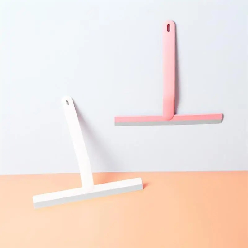 1Pc Shower Squeegee Cleaner Durable Silicone Blade for Water Removal on Glass fo