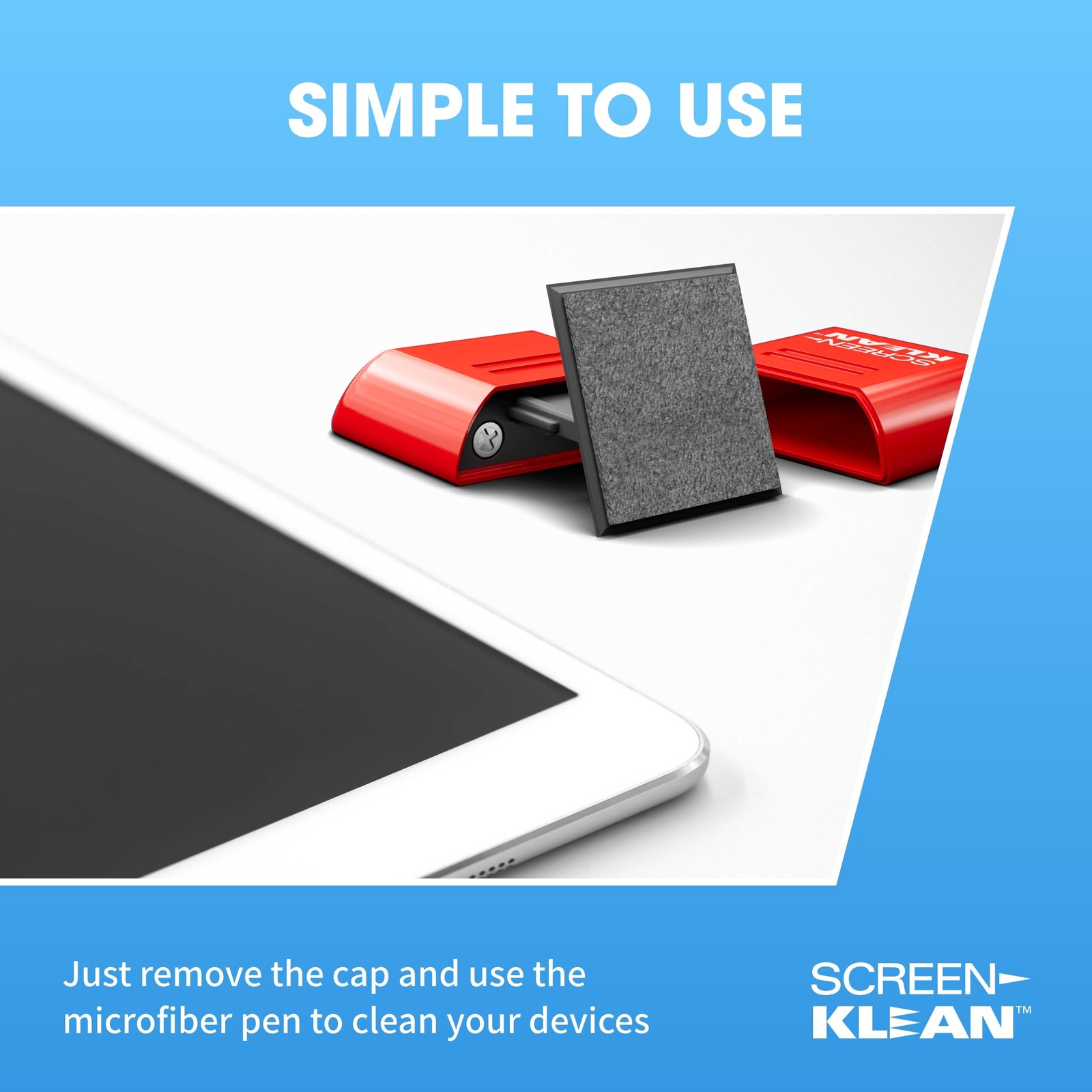 Carbonklean Screenklean Tablet Screen Cleaner – for Ipad, Android Tablet, & Amaz