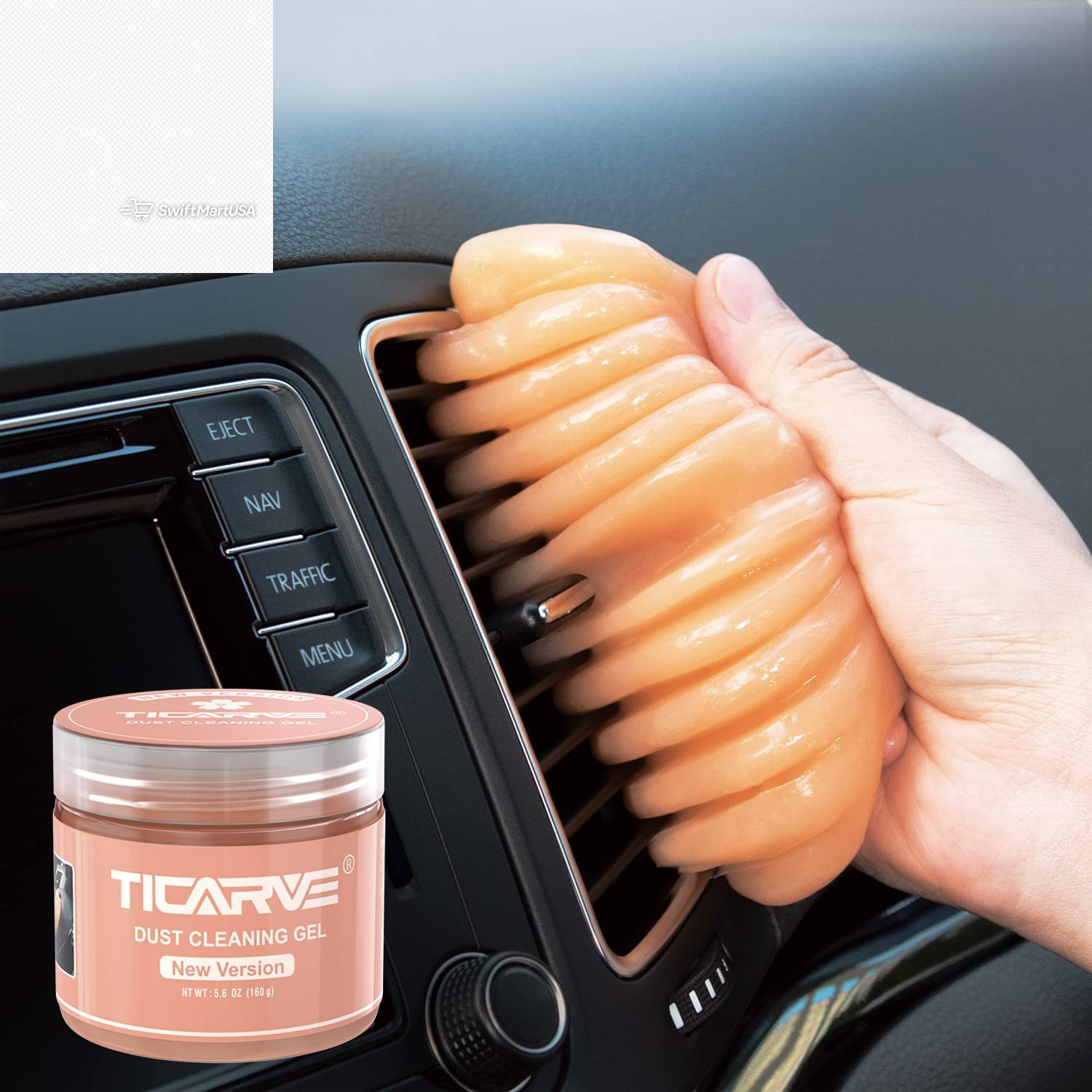 1 Pack Car Cleaning Gel Detailing Putty Interior Auto Vent Crevice Cleaner Goo