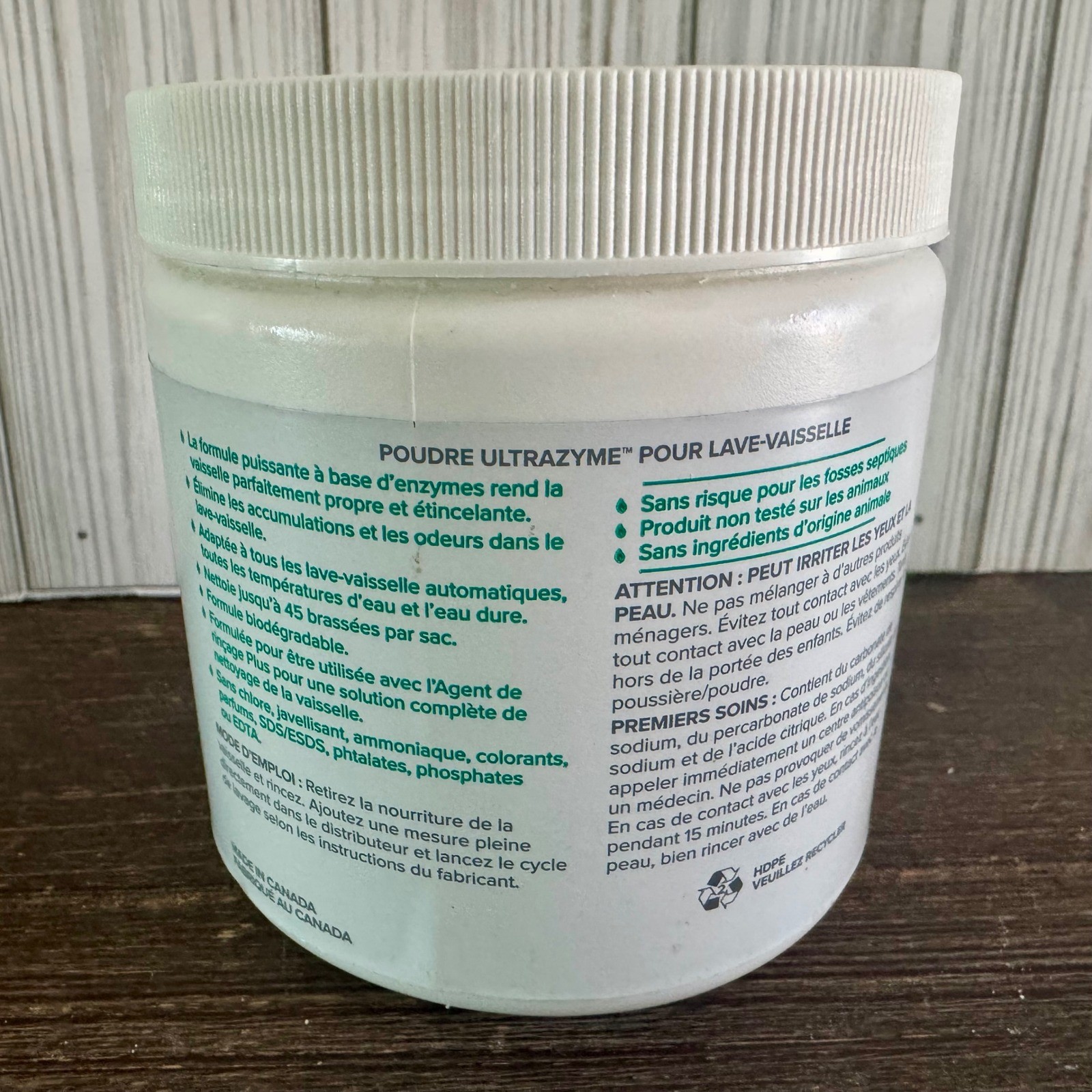 Norwex Ultrazyme Dishwasher Powder 450g 15.87 oz Enzyme Based Cleaning 45 Loads