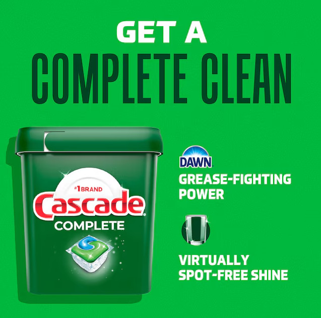 Cascade Complete 78 -Count Fresh Scent Dishwasher Detergent