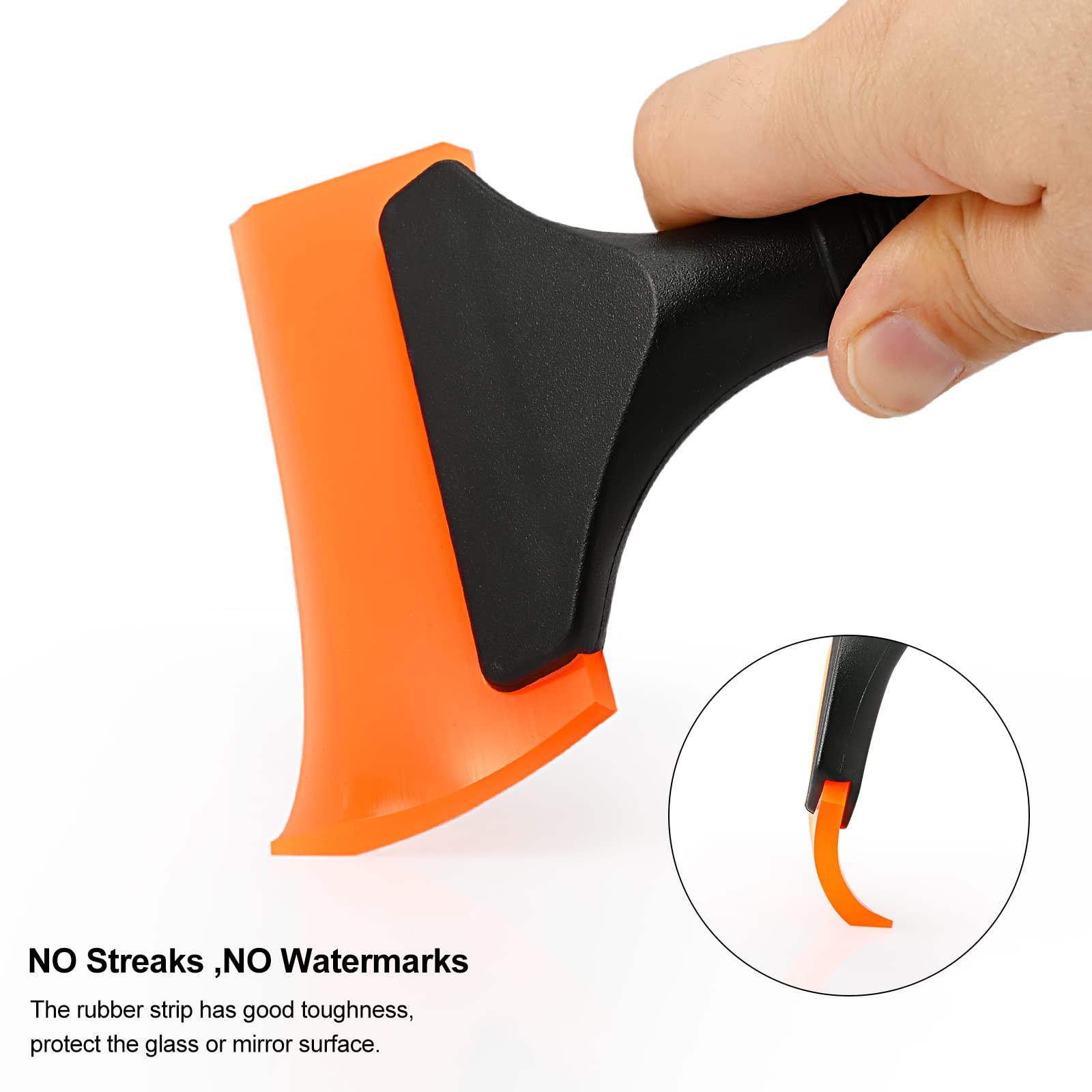 Small Squeegee 5 inch Rubber Window Tint Windshield Scraper for Car Glass Mirror