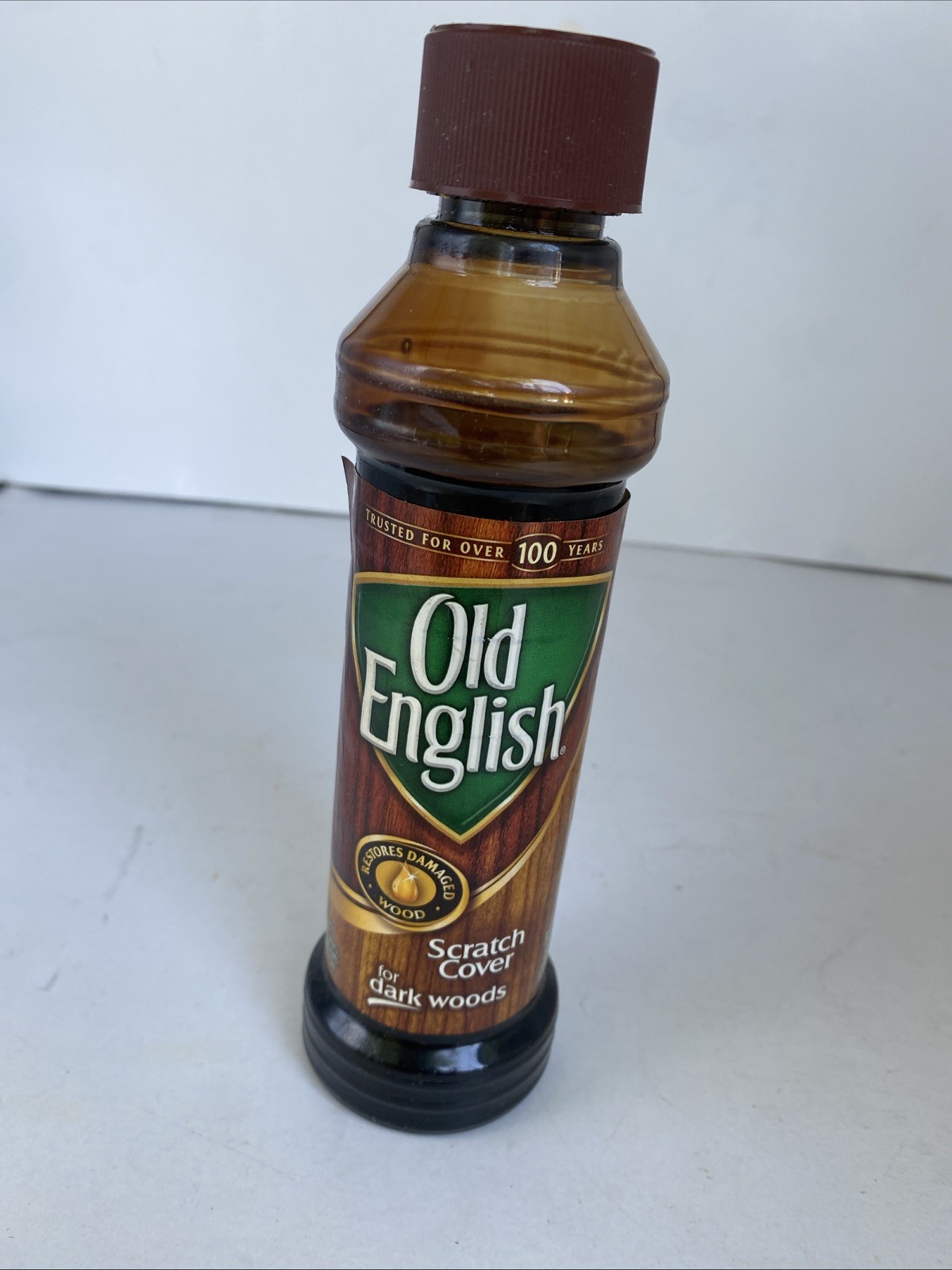 Old English Furniture Polish DARK WOODS Scratch Cover VINTAGE 90% Full