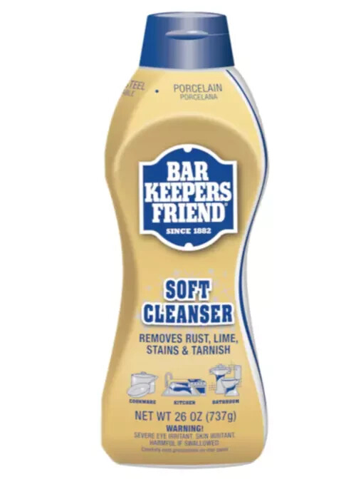 BAR KEEPERS FRIEND Soft Cleanser Liquid All-Purpose Cleaner – 26 oz