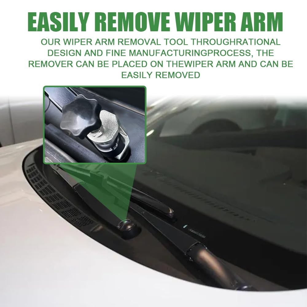 Windshield Wiper Arm Puller, Carbon Steel Adjustable Removal Tool
