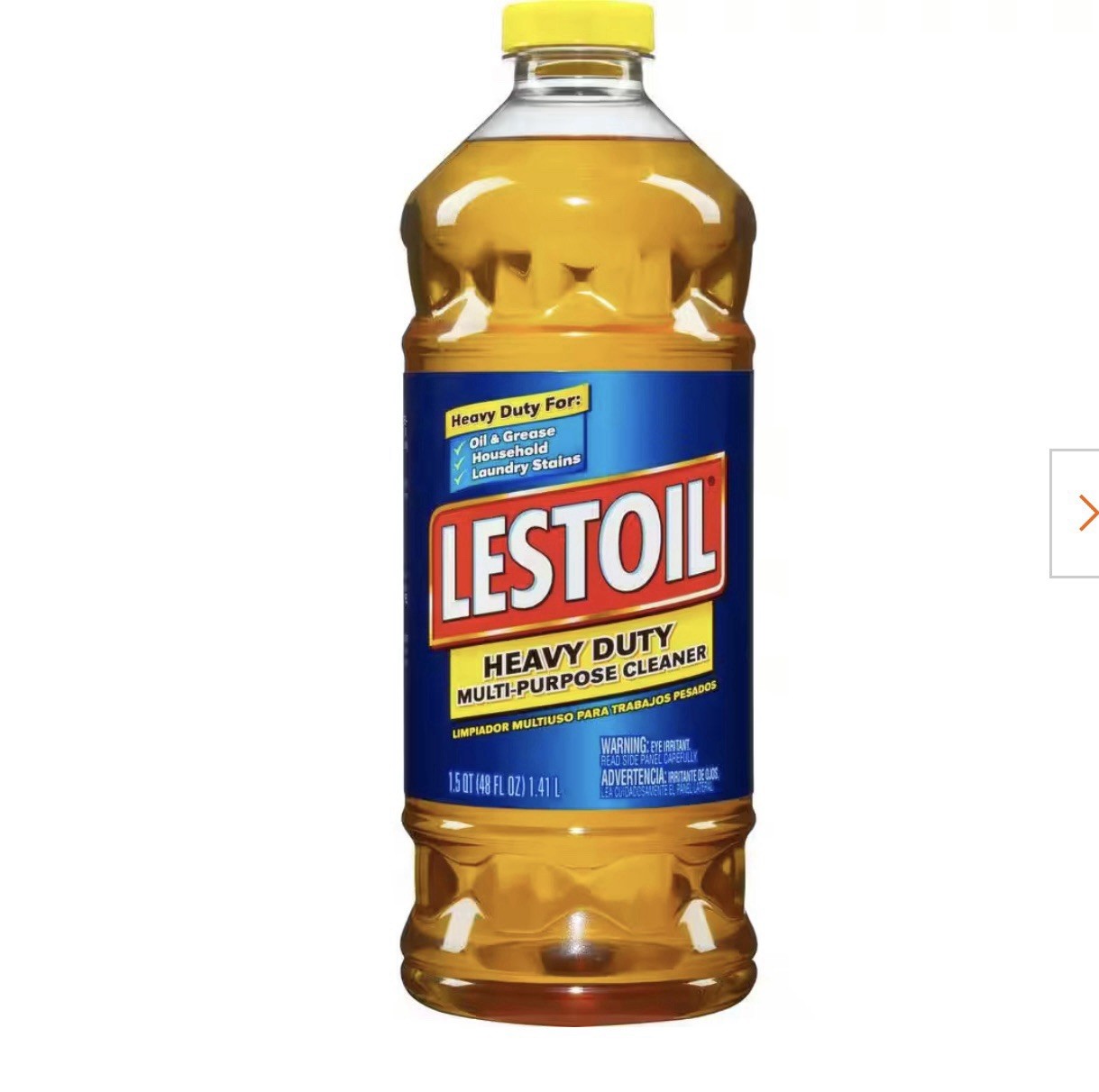 Lestoil Heavy Duty Multi-Purpose Cleaner, Amber, 48 Fl Oz, Pack of 1