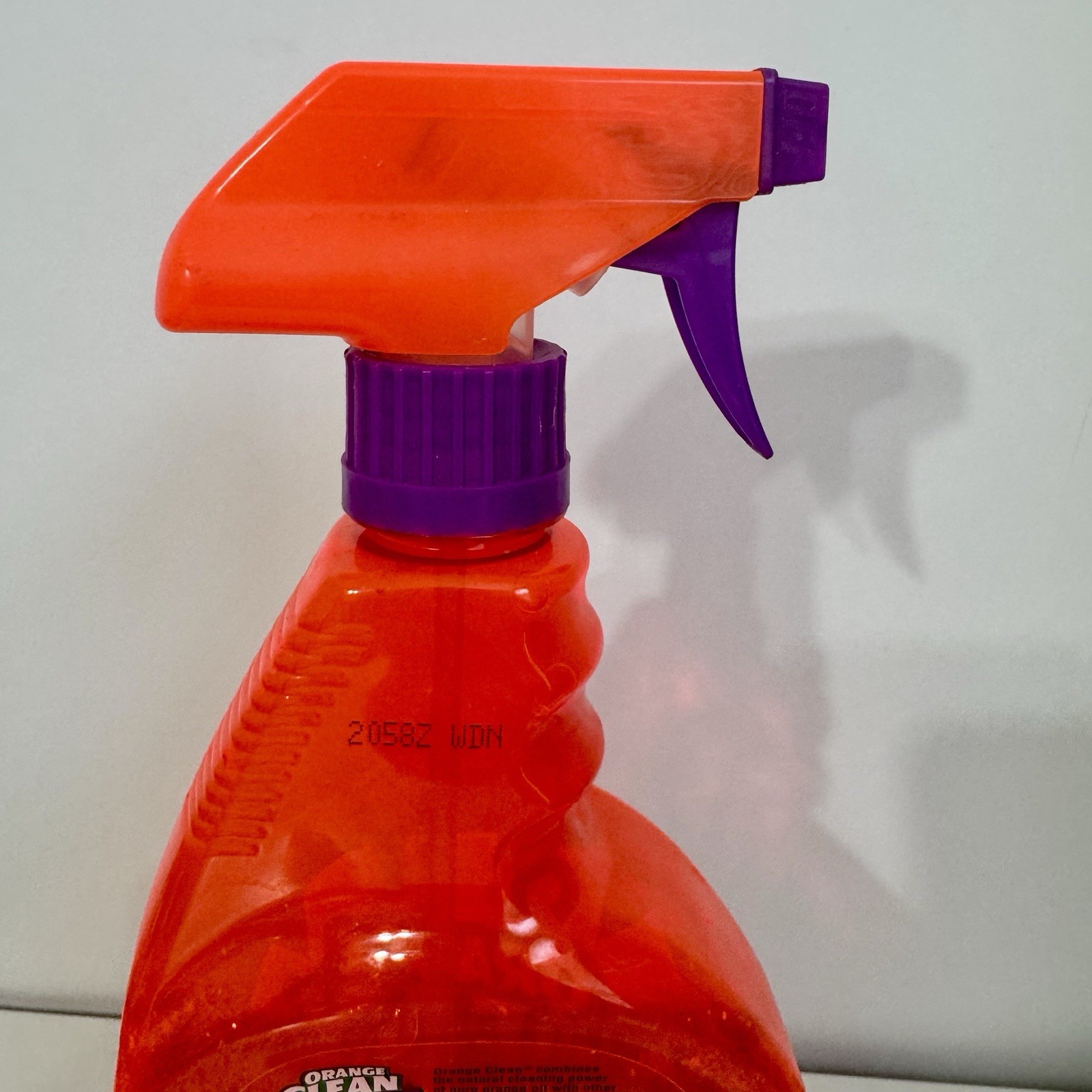 ORANGE Glo CLEAN Original Tough Acting Degreaser Cleaner Movie Prop Half Full