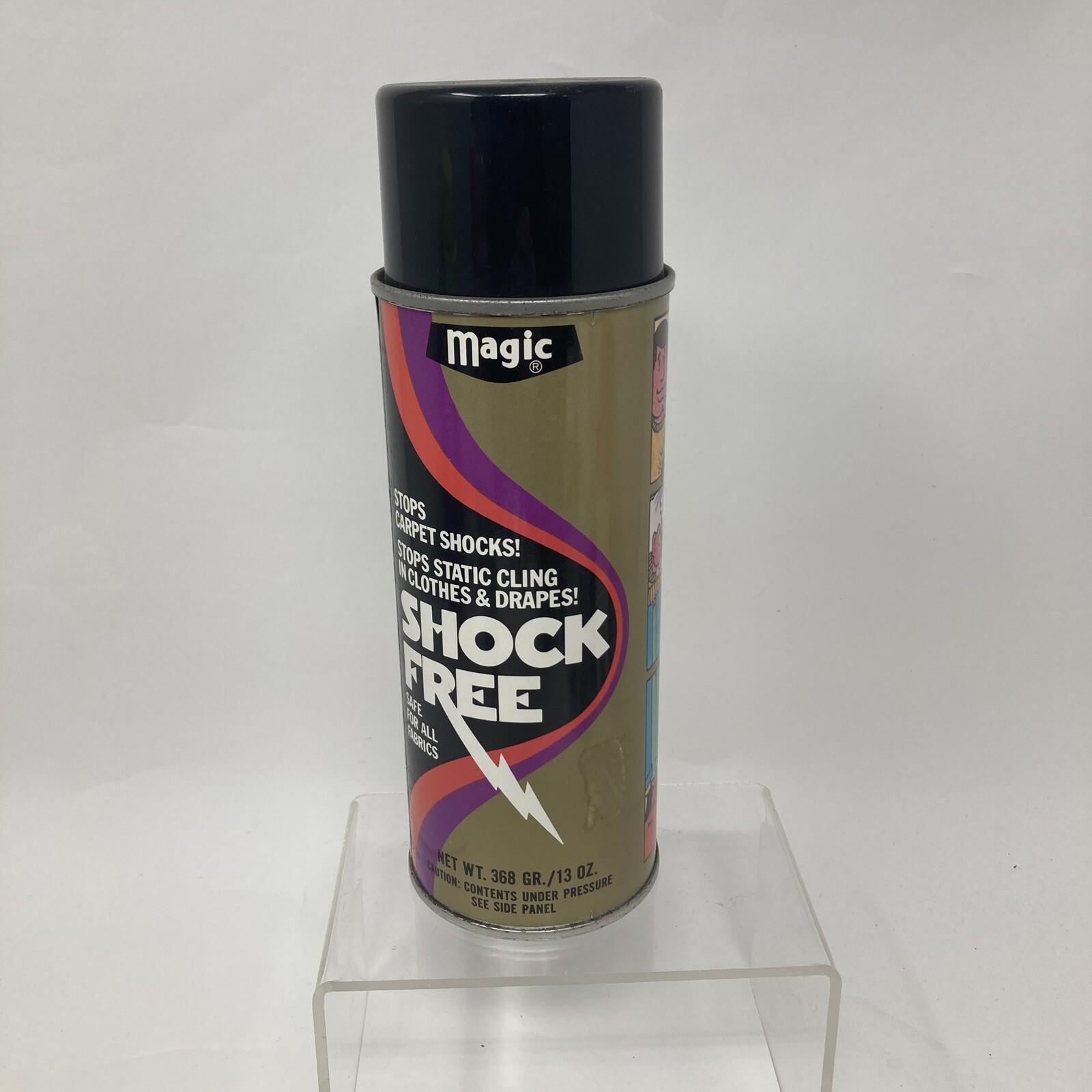 Vintage Magic shock free Aerosol Spray anti-static 13 oz. CHEM-TEL 60s 70s