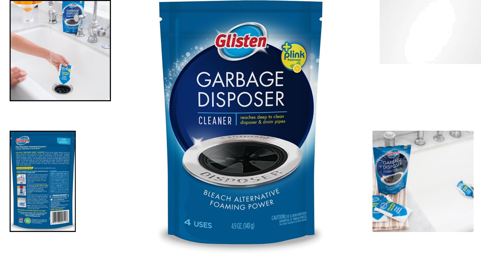20-Use Powerful Lemon Foaming Garbage Disposer Cleaner – Cruelty-Free Formula