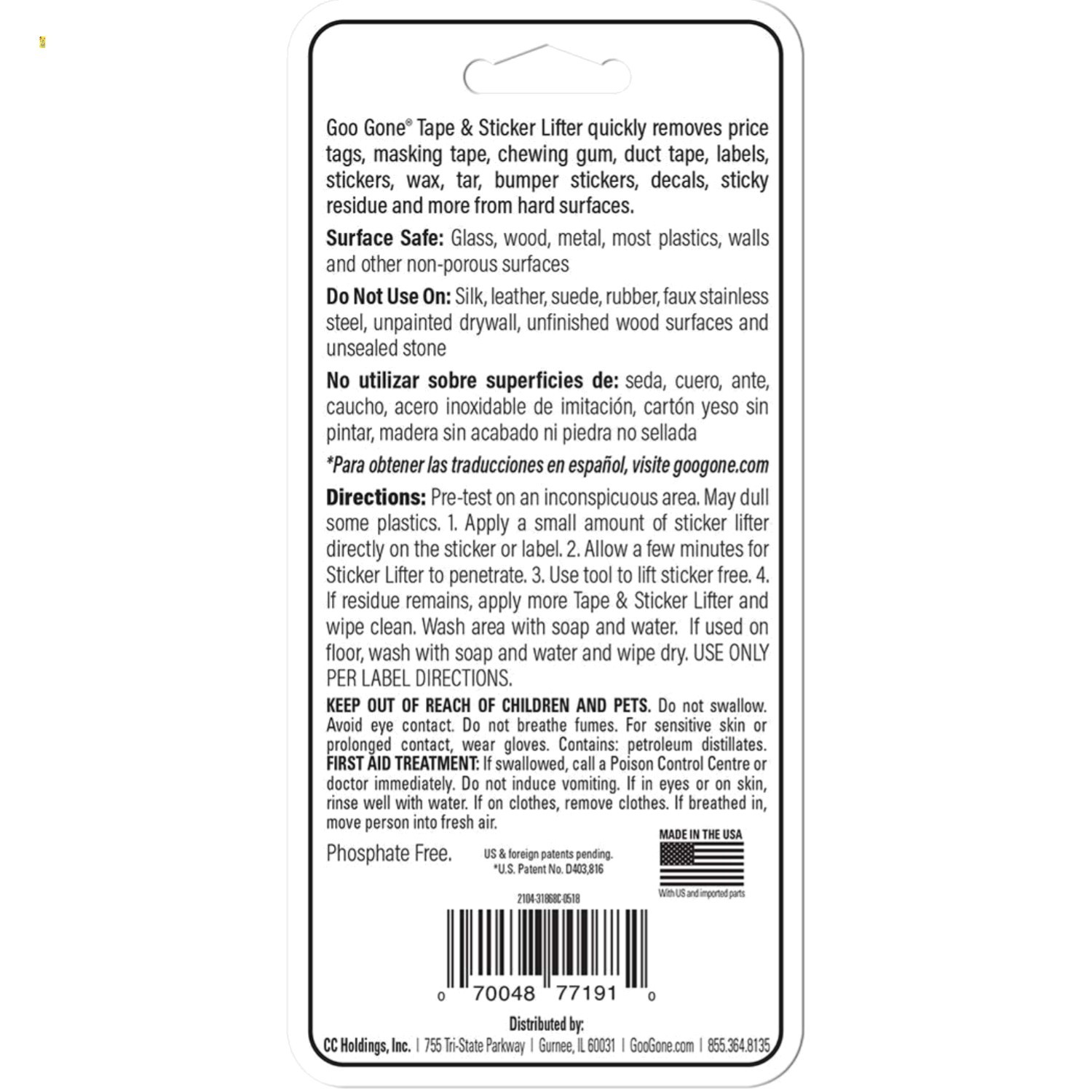 Sticker Lifter – Adhesive and Sticker Remover – 2 Ounce – Citrus Power Remove…