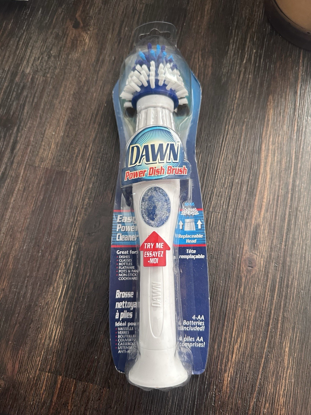 New Old Stock Dawn Power Dish Brush Battery Operated Scrubber Spin Head