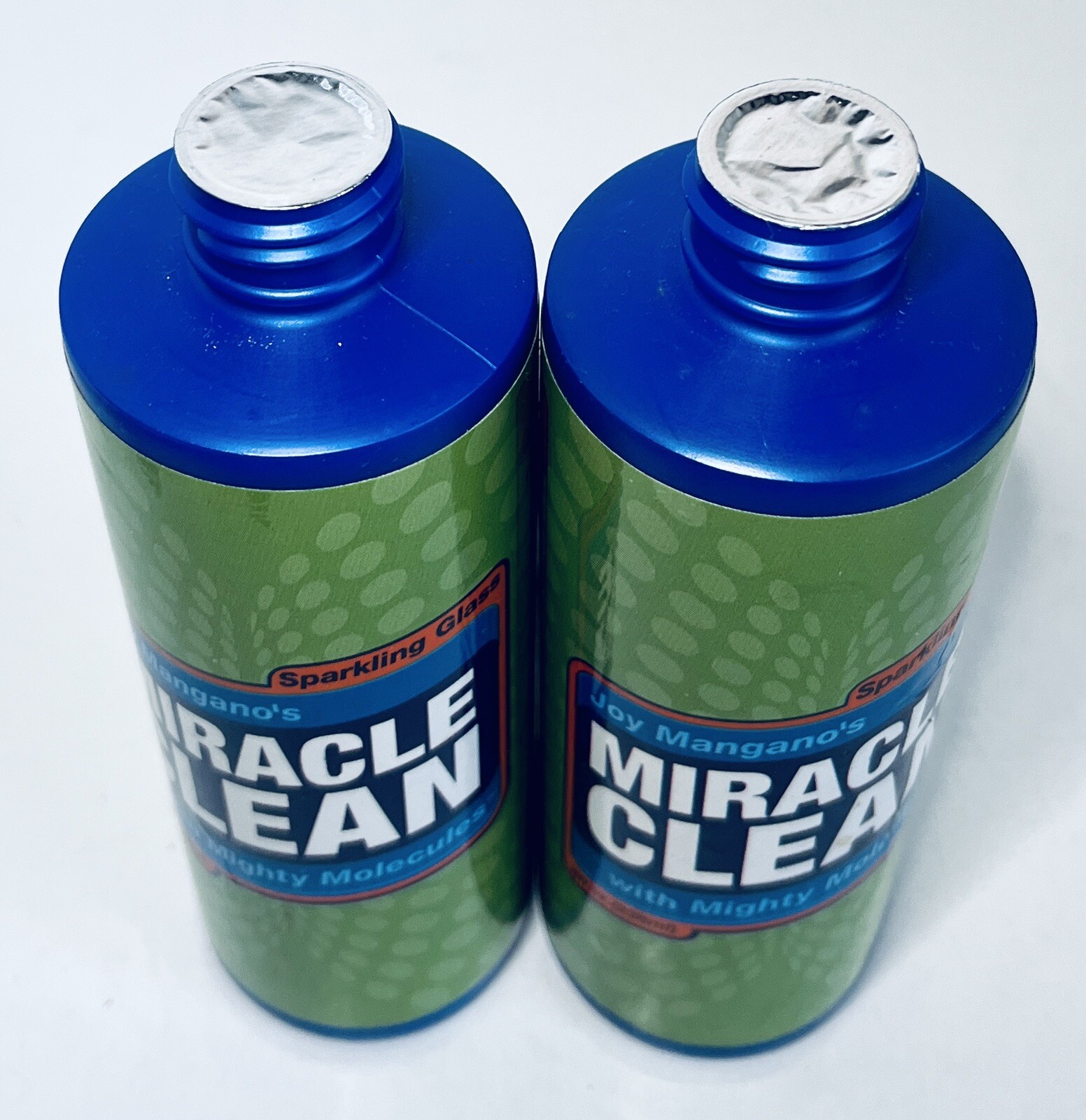 Joy Mangano Miracle Clean Mighty Molecules Sparkling Glass Cleaner 8 oz x 2