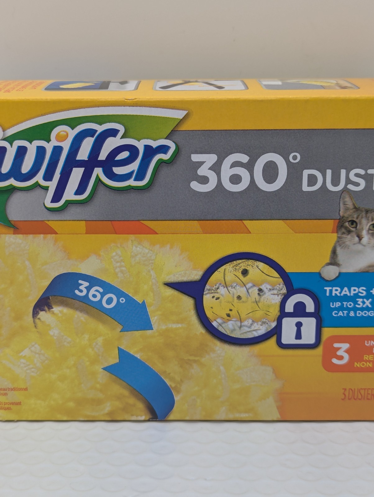 2016 Swiffer duster 360 Pet Refills Unscented 3 Pack Brand New Sealed