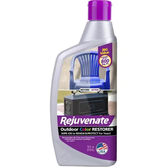 16 oz Outdoor Color Restorer for Patio Furniture Vinyl Plastic Surfaces
