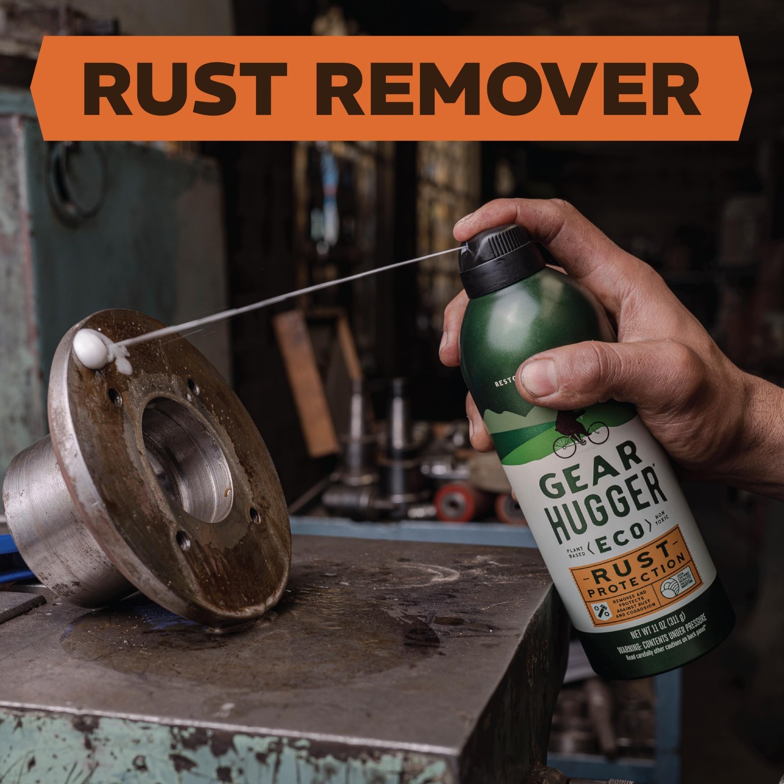 Eco-Friendly Rust Protection Spray (11 oz, 2-Pack) – Rust Remover & Preventer, N