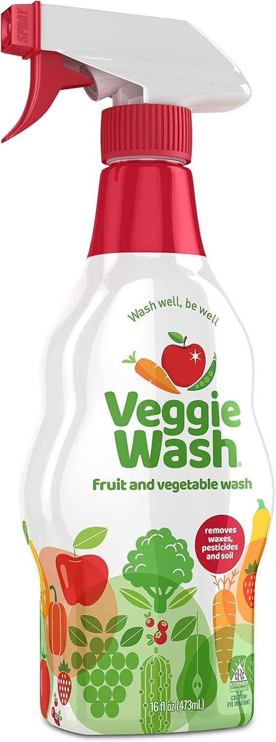Veggie Wash Natural Fruit & Vegetable Wash, 16-Ounce Spray ( pack of 1)