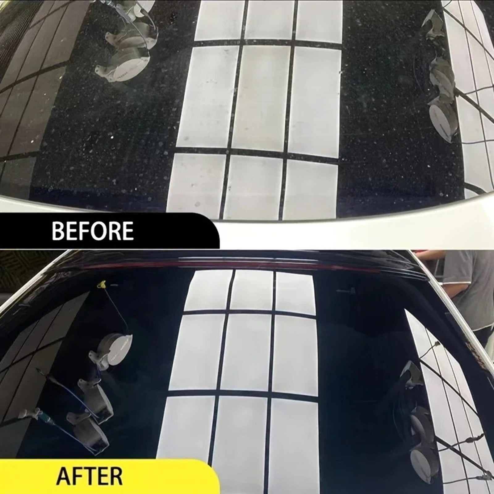Glass Polishing 80g Repair Window Cleaning Powder Car Window Scratch Remover