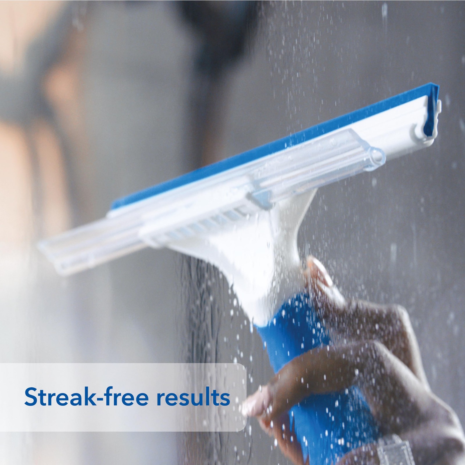 Professional Connect and Clean 10” Glass and Tile Shower Squeegee, Compatible…