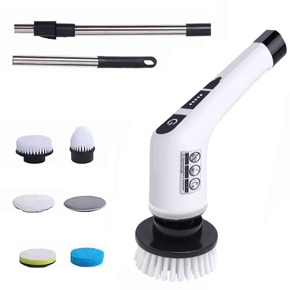 Electric Spin Scrubber Cordless Cleaning Brush Portable Shower Cleaning Brush
