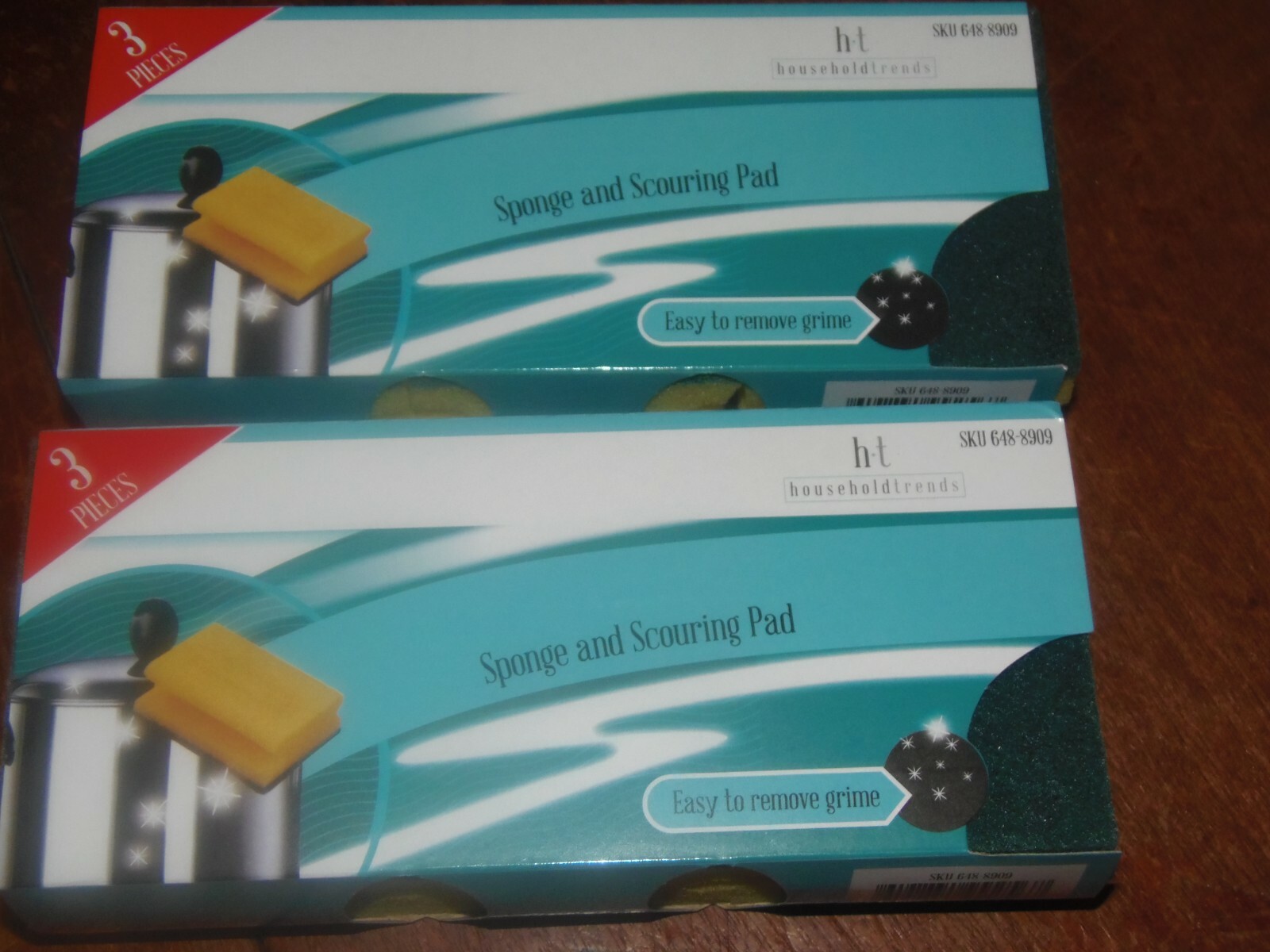 2-3 pks HOUSEHOLD TRENDS Sponge and Scouring Pad 2-3/4 in. x 3-5/8 in.x 1 3/4″
