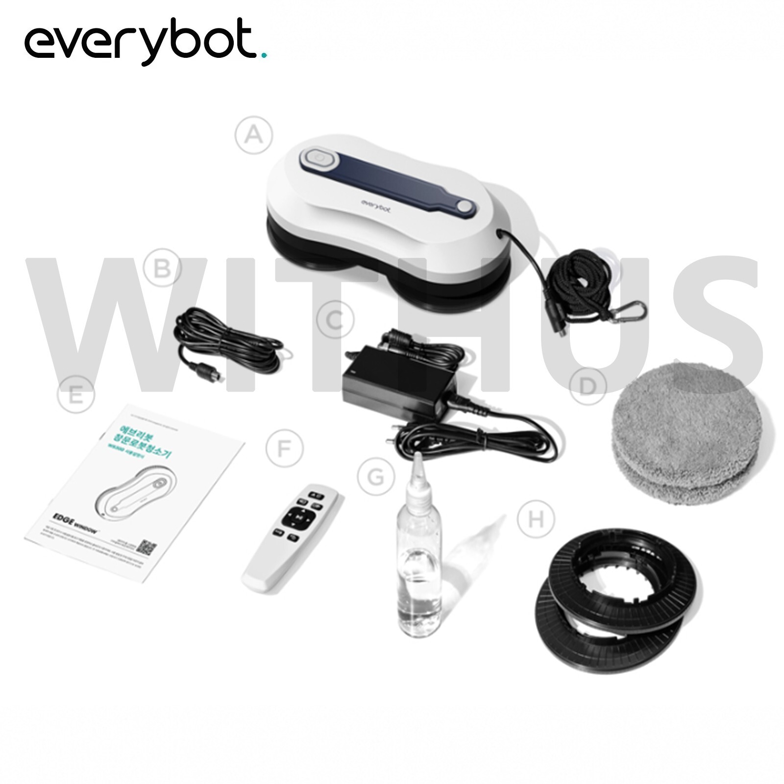 Everybot Edge Window WS300 Window Mopping Robot Vacuum Cleaner – Tracking