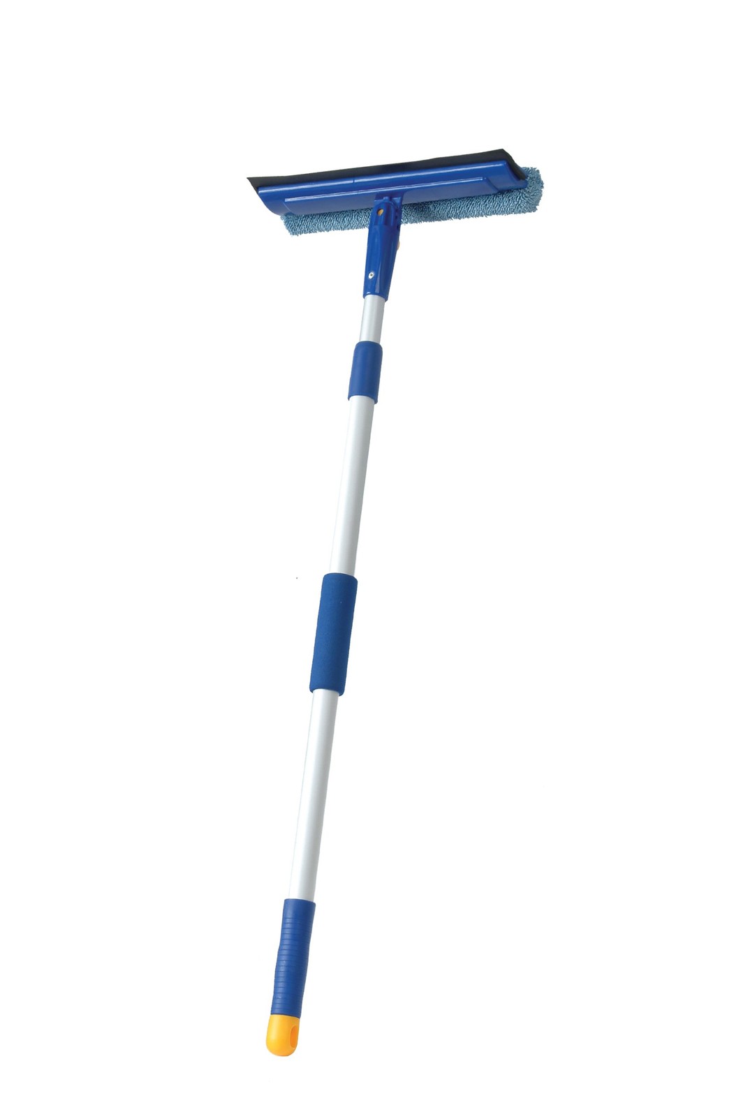 Window Washer and Silicone Squeegee, Auto Easy Grip Extendable Handle Micro-f…