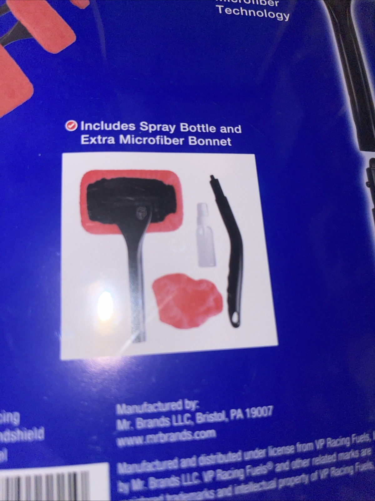 VP Racing Microfiber Car Windshield Cleaning Towel Kit NIB With Spray Bottle