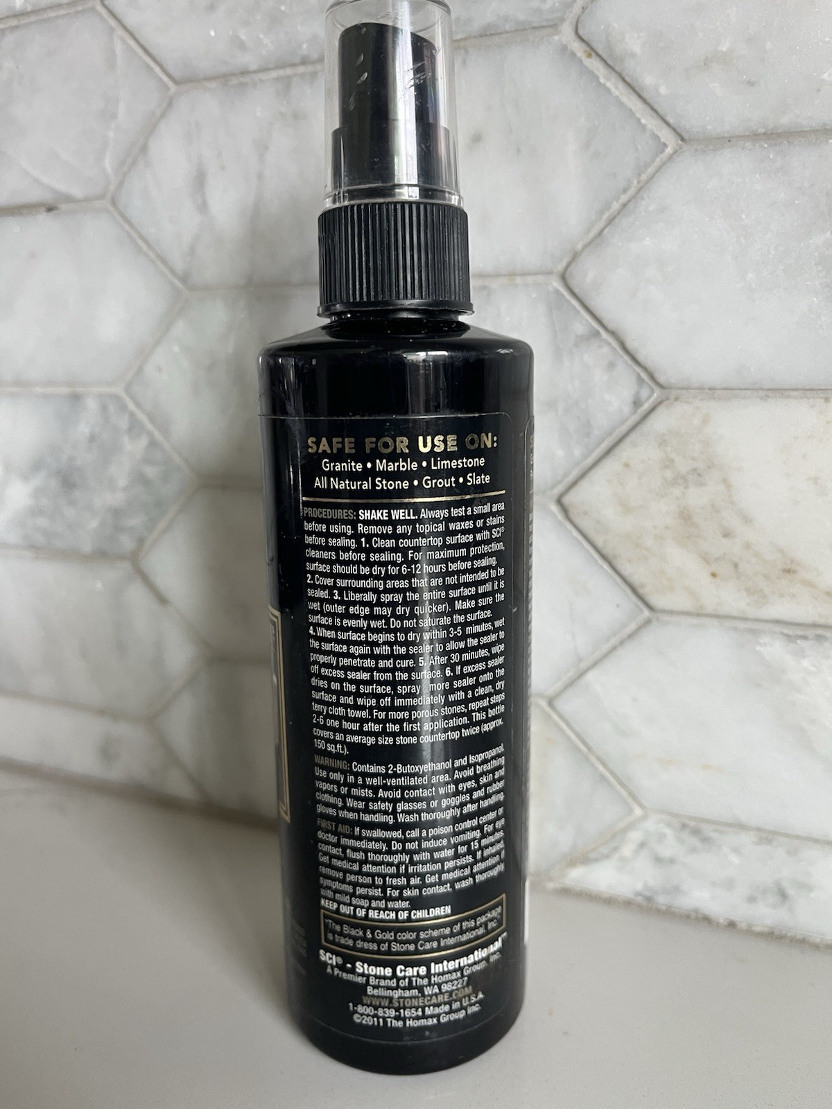 SCI Stone Spray N Seal Sealer 8 Oz Stone Spray And Seal.