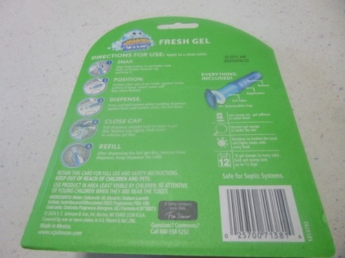 Fresh Gel Toilet Bowl Cleaning Stamps, Helps Keep Toilet Clean and Helps Prevent