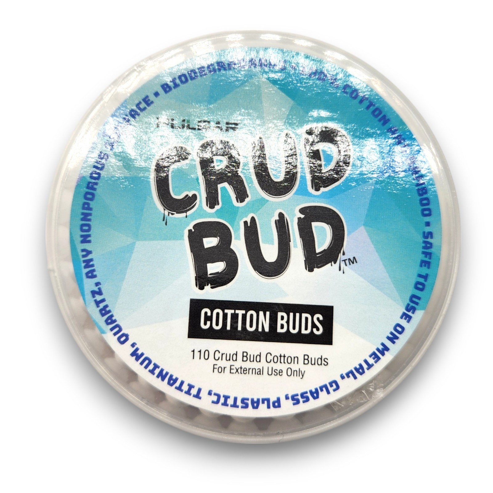 PULSAR Crud Buds Premium Cotton Swabs 110ct | Quality Bong Water Pipe Cleaning