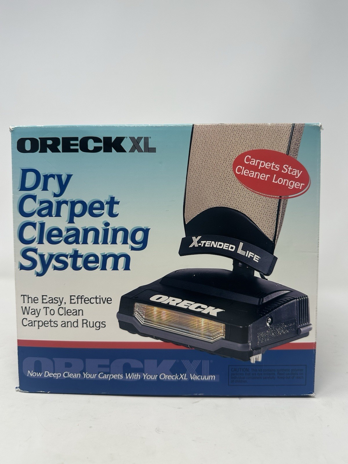 Oreck XL Dry Carpet Cleaning System Deep Clean Spray Rugs and Carpets