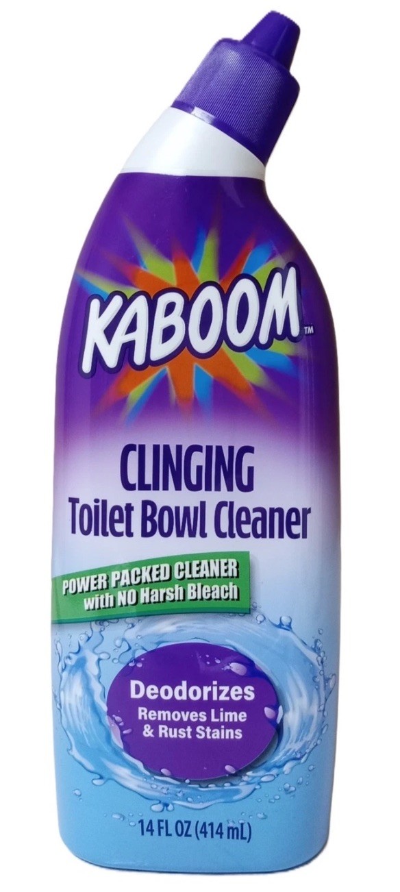 6 Pack- KABOOM Clinging Toilet Bowl Cleaner and Deodorizer 14 Fl. Oz. (Each) DPP