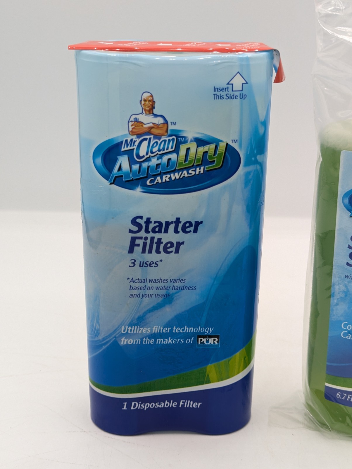 New Mr. Clean Auto Dry Car Wash Starter Filter (3 uses) & Starter Soap 6.7 oz