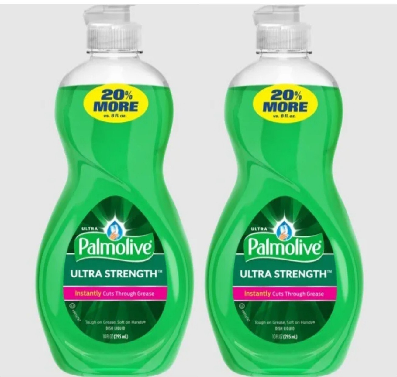 🆕️ Palmolive (2-Pack) 10 Fl. Oz. ●ORIGINAL● Ultra Strength Dishwashing Liquid.