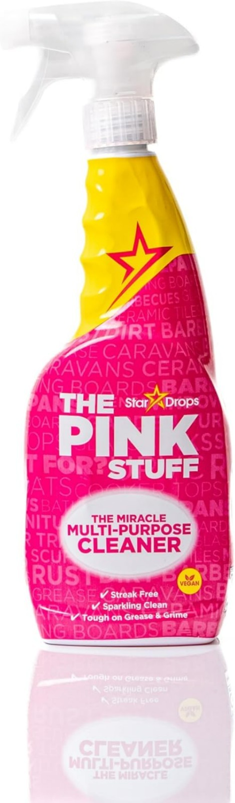 25 fl Oz The Pink Stuff Magic Cleaner – Grease & Stain Remover for All Surfaces