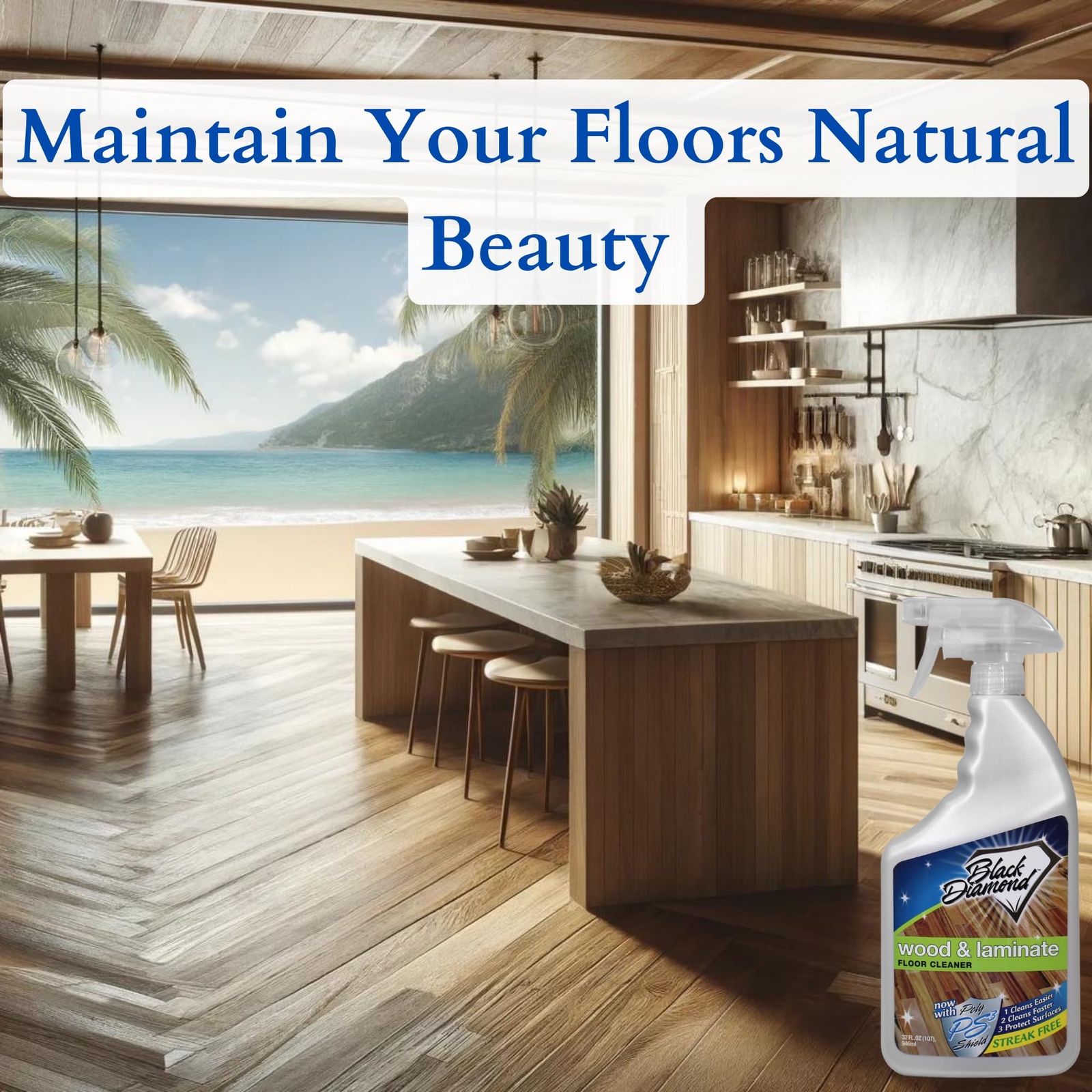 Wood & Laminate Floor Cleaner: For Hardwood, Real, Natural & Engineered Floor…