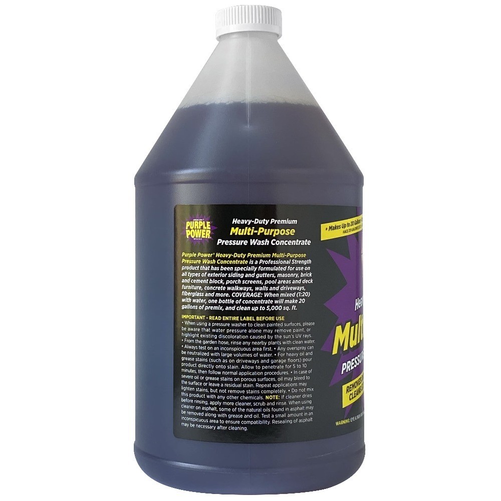 1 Gallon Heavy-Duty Concentrated All-Purpose Pressure Washer Soap