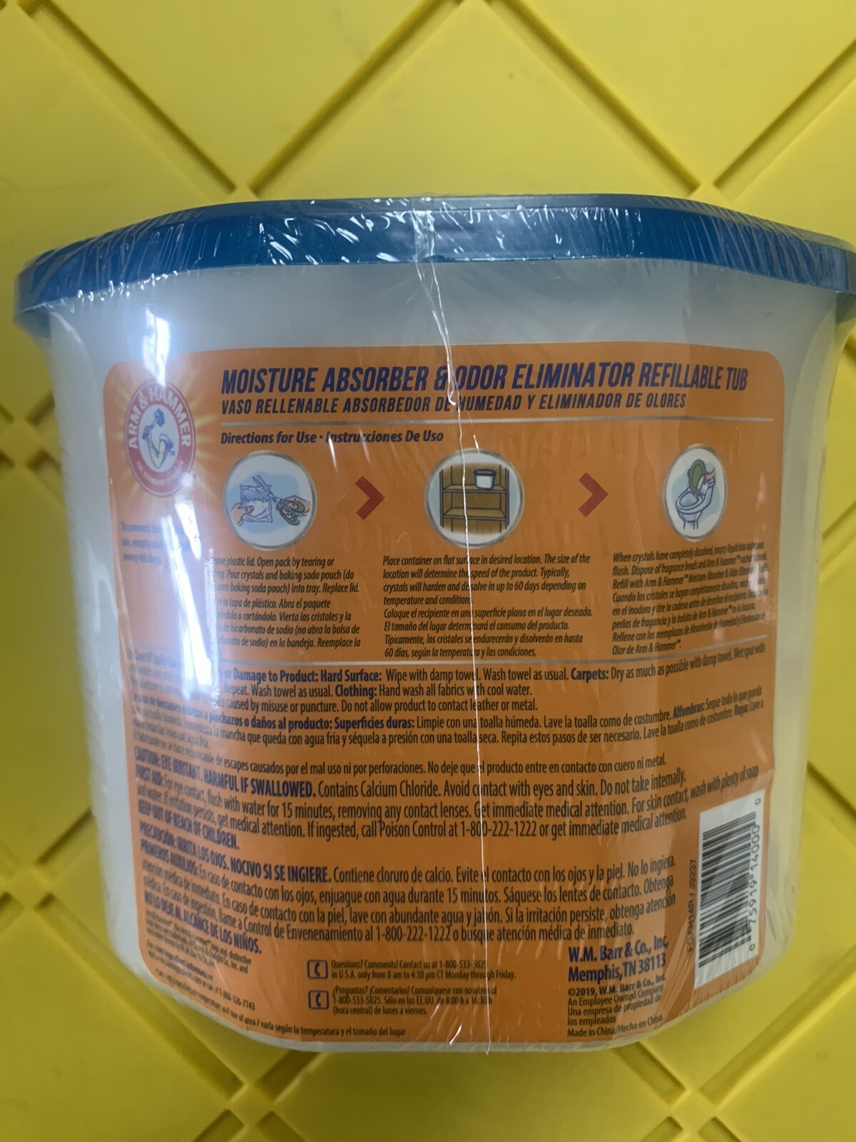 NEW – Arm & Hammer Moisture – Absorber & Odor Eliminator – 14 oz. Tub