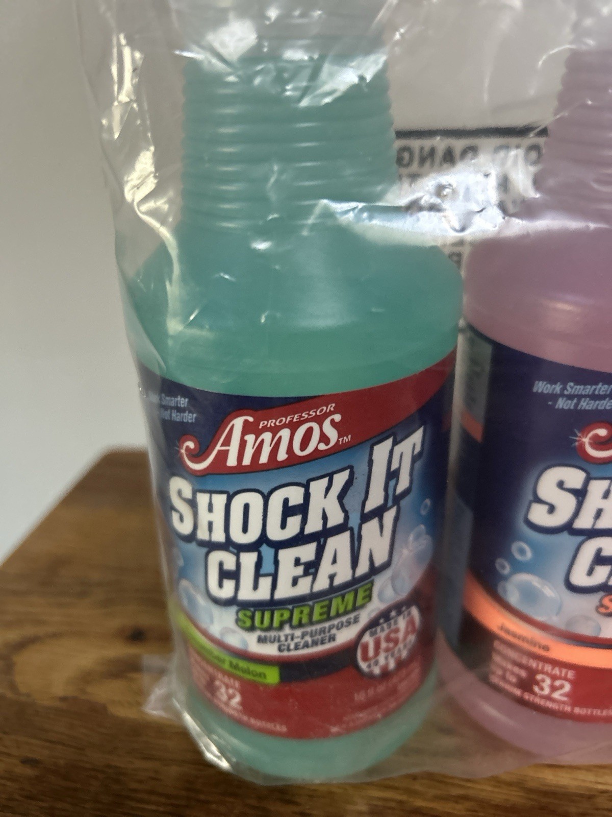Professor Amos Shock It Clean SUPREME 16oz Concentrate Set Of 3 Neon Jasmine