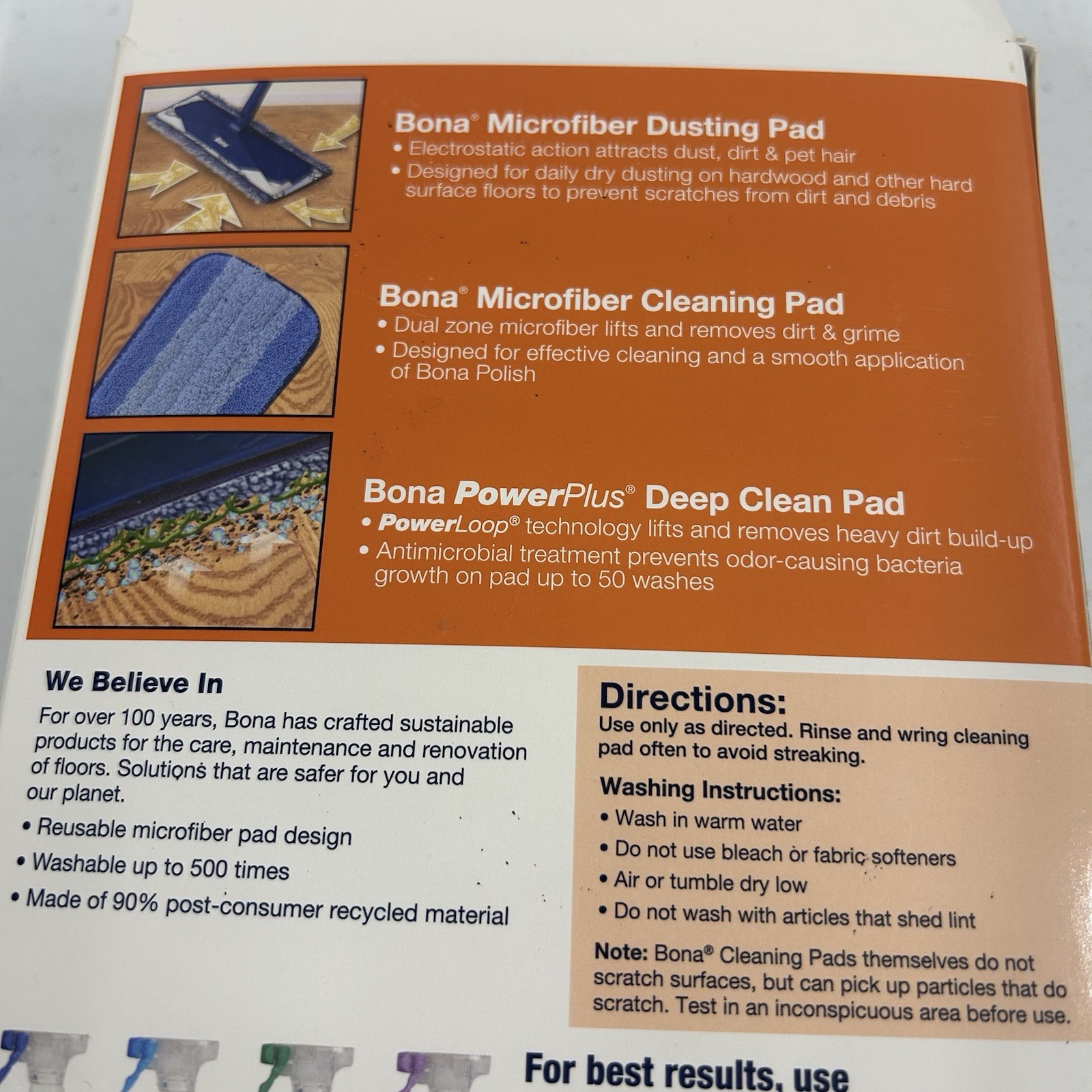 Microfiber Deep Clean All Floor Pad, 3-Pk. – AX0003496 New In Box