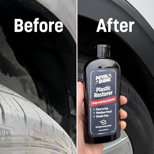 Plastic Restorer for Long-Lasting, Deep Black Results – Restores Faded