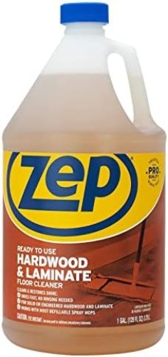 Zep Industrial Hardwood and Laminate Floor 128 Fl Oz (Pack of 1), Blue