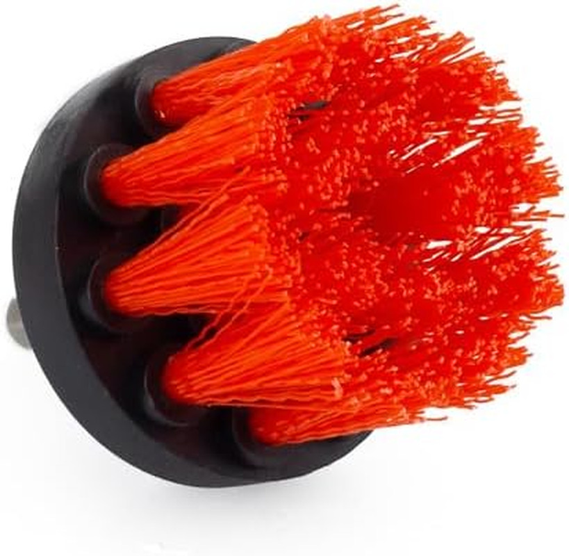 2″, 4″, 5″ Universal 3-Piece M8 Drill Brush Set – Carpet & Upholstery Cleaner wi