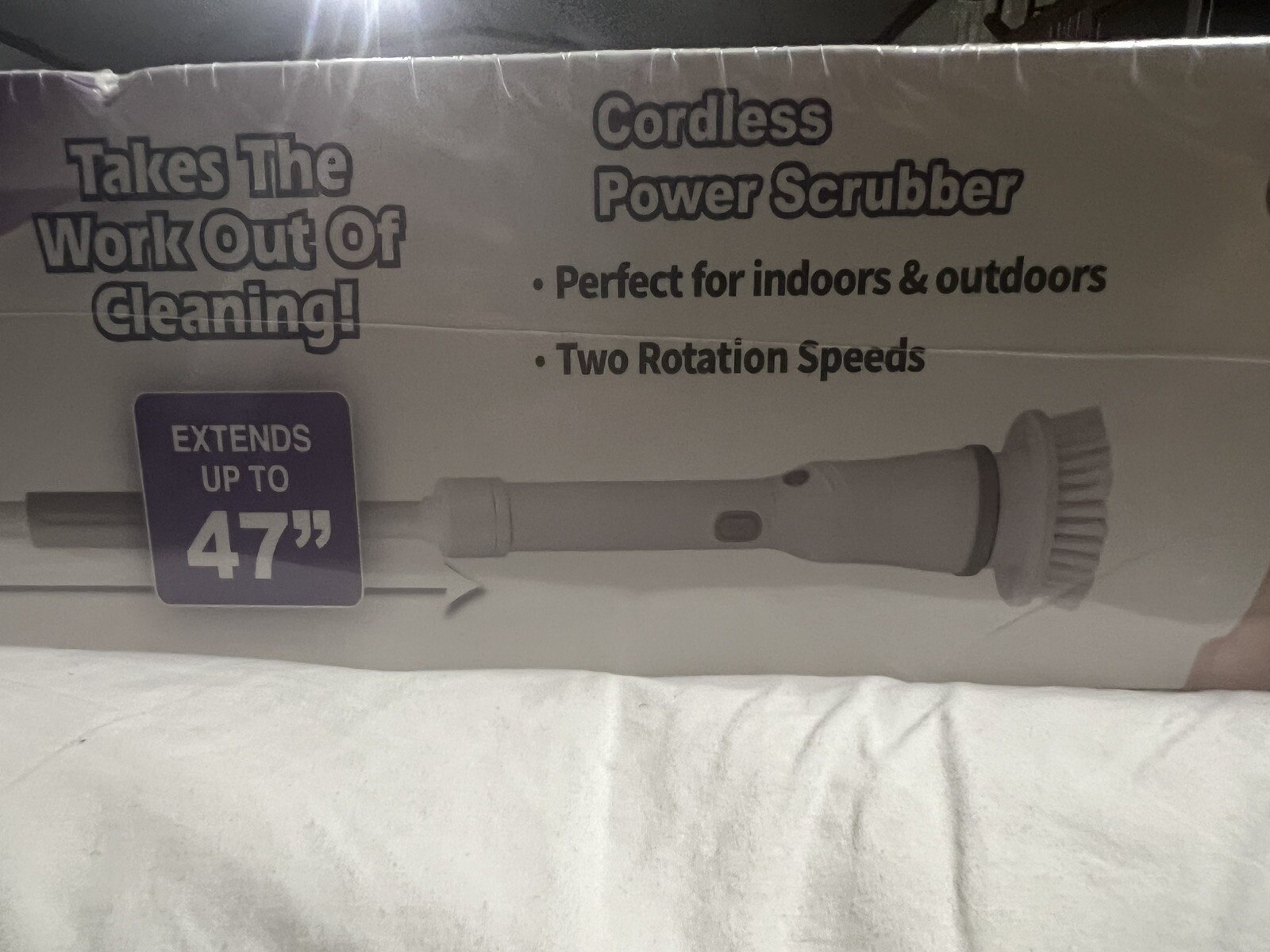 Tornado Scrub Wireless 2 Speed Electric Cleaning Brush Kit Open Box Never Used