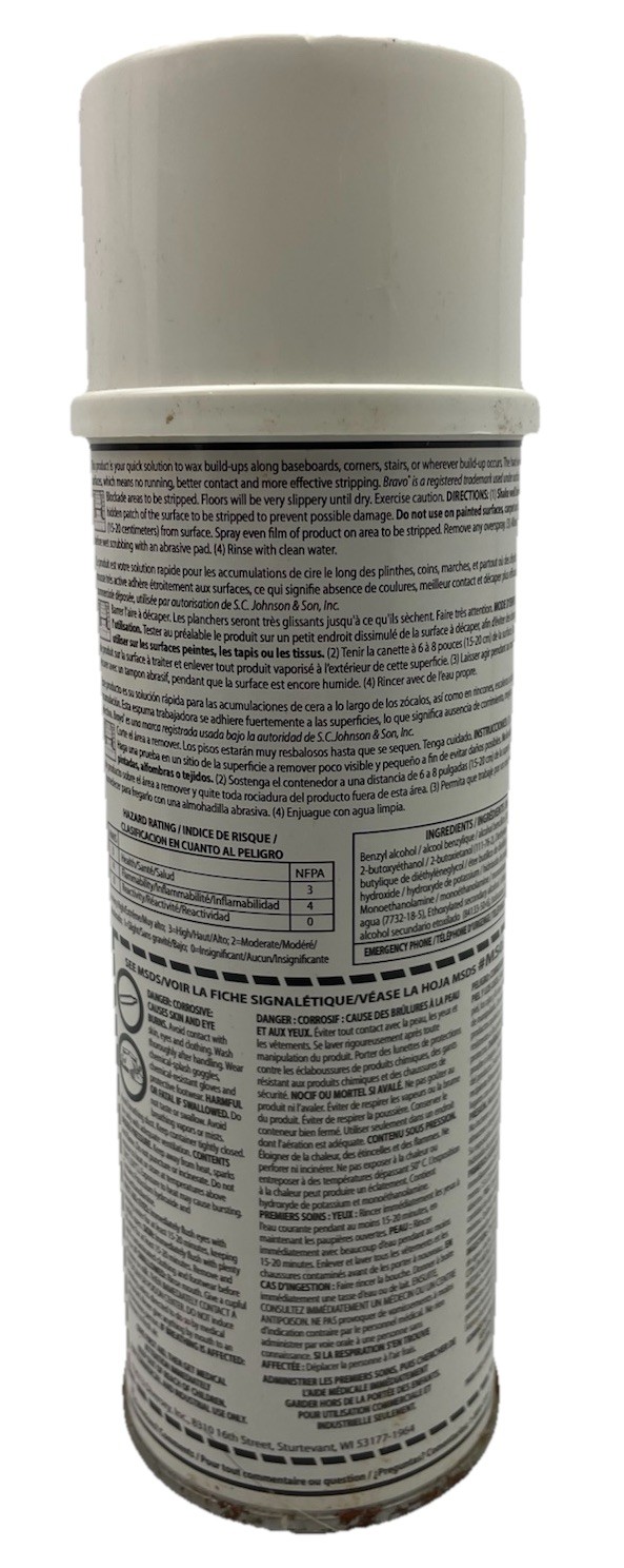 ⭐️ Diversey BRAVO Power Foam Heavy Duty Stripper For Spot Buildups 23oz NEW ⭐️